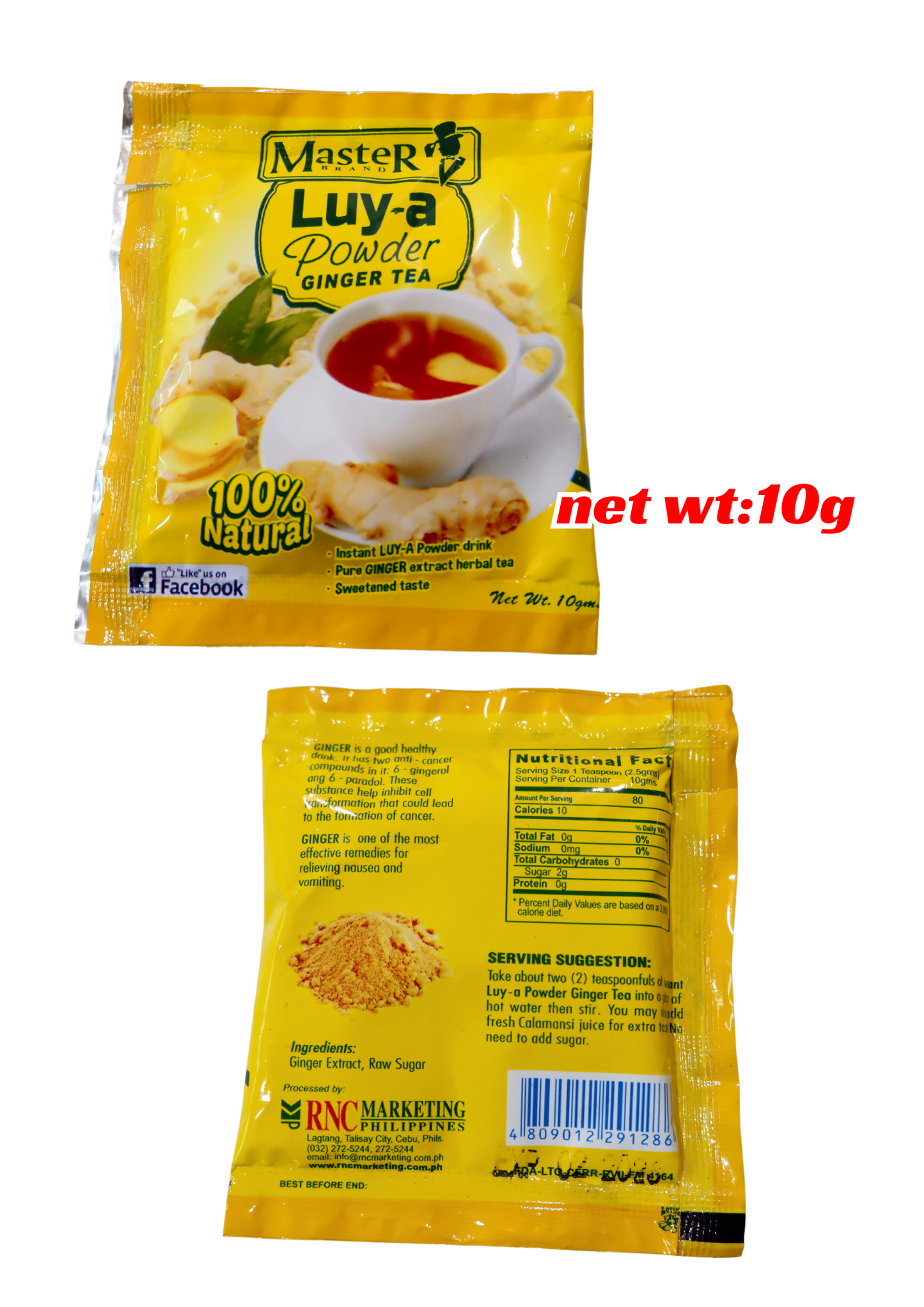 Master Intant Salabat GINTER TEA 50grams