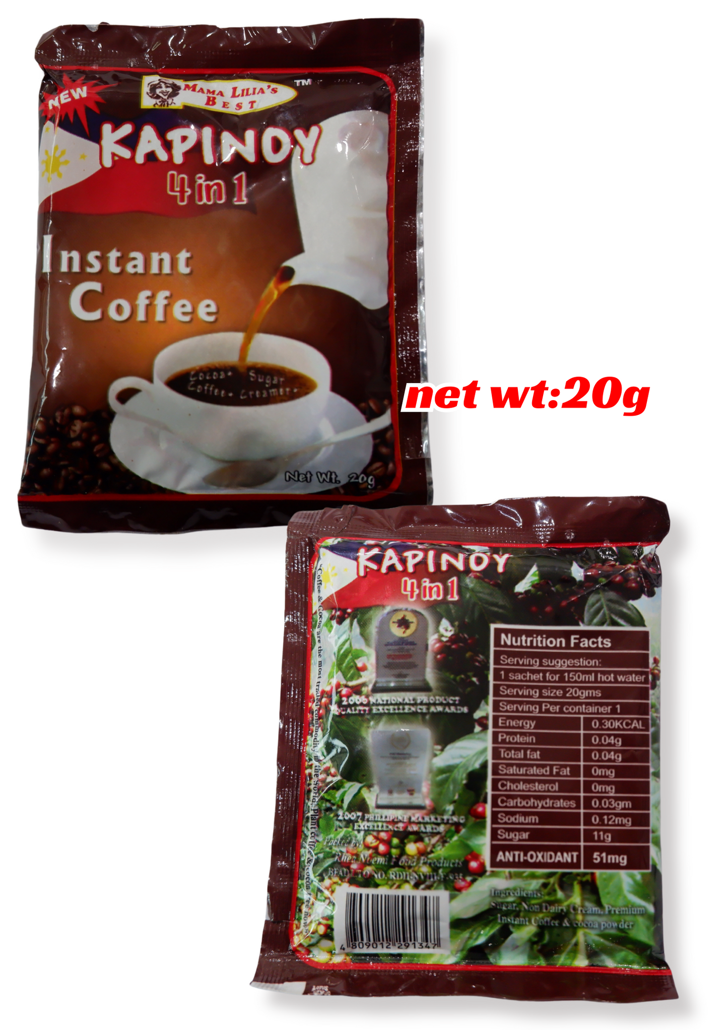 KAPINOY 3-1 Intants Coffe Drinks 20gms