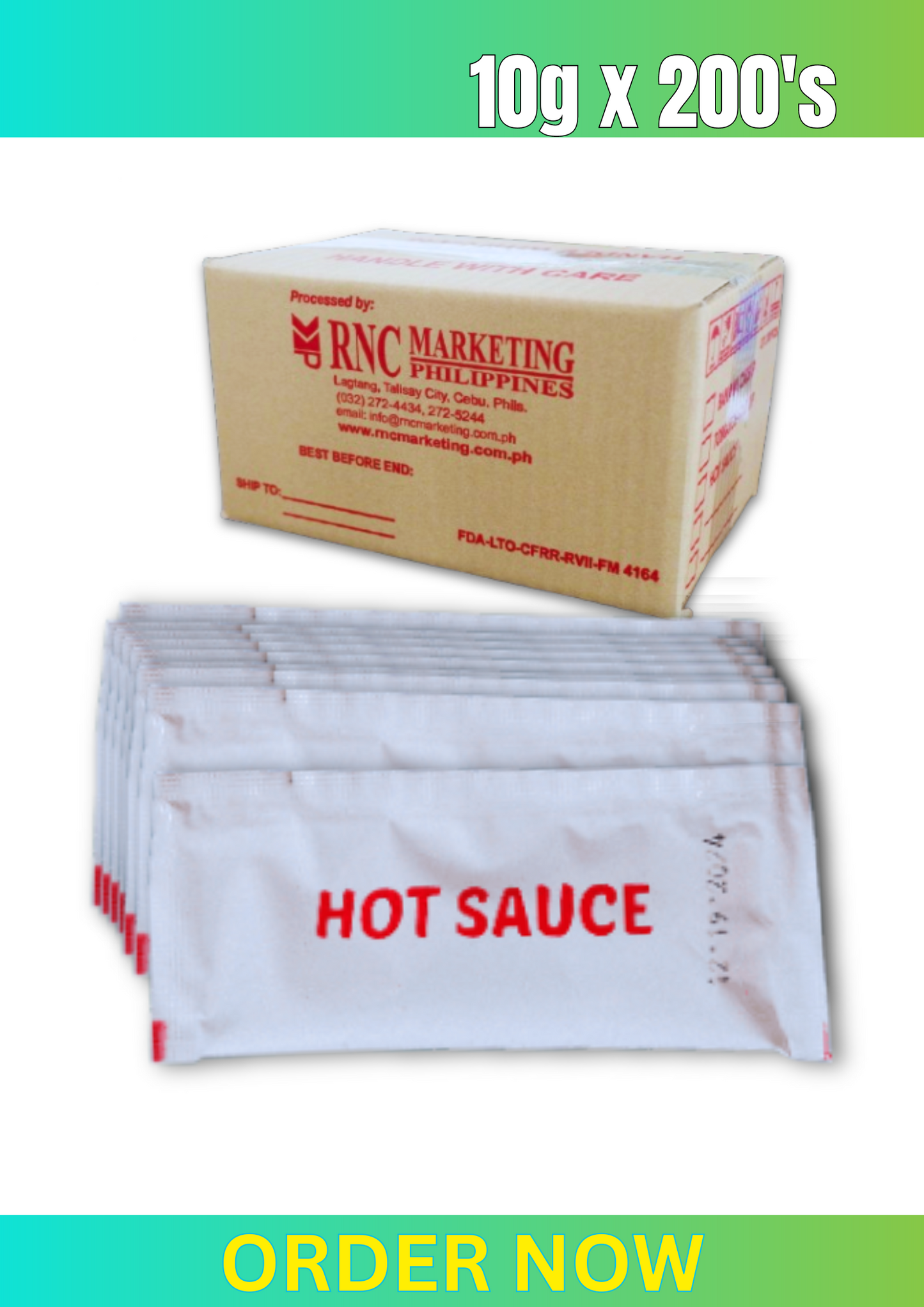 Hot Sauce Sachet 10g