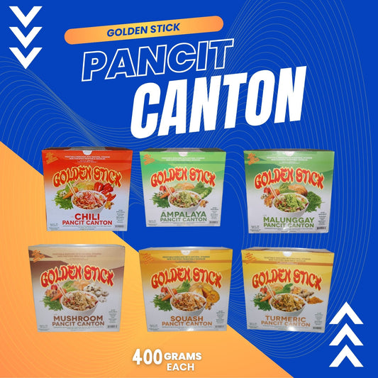 PANCIT CANTON (Squash ,Malunggay, Ampalaya ,Mashroom, Turmeric ) 400g